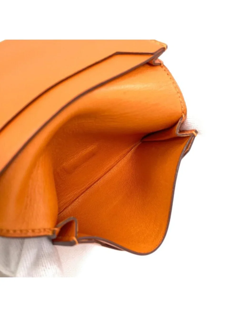 Hermes Bearn Gold Card Case Calfskin